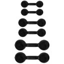 Ver imagem 2 de Par Halteres 1Kg + 2Kg + 3Kg Emborrachados Treino Funcional