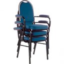 Ver imagem 1 de Kit com 3 Cadeiras para Auditório Linha Hotel Azul