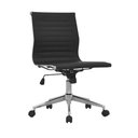 Ver imagem 1 de Kit 2 Cadeiras Office Sevilha Pu sem Braço Baixa Preta - Rivatti