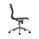 Ver imagem 4 de Kit 2 Cadeiras Office Sevilha Pu sem Braço Baixa Preta - Rivatti