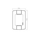 Ver imagem 5 de Conjunto 4x2 com 2 Interruptores Simples 6 a 250 V e 1 Tomada 2P+T 10 a 250 V Tramontina Aria Branco