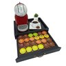 Bandeja Porta Cápsulas 41x40 Dolce Gusto Preto 36 Unidades - 1