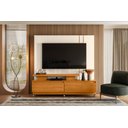 Ver imagem 1 de Home Theater New Apolo para Tv de até 75 Polegadas (com Rodízios) - Cumaru Opala - Madetec