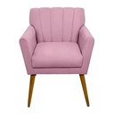 Ver imagem 3 de Kit 2 Poltronas Decorativa Cecília - Rosa - Topazio