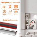 Ver imagem 5 de Cantoneira Metalizada Auto Colante Pvc 15mm P Decoração de Móveis e Paredes Prata 5m