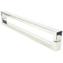 Ver imagem 1 de Puxador Portas Duplo Aço Inox Polido Hércules 2 M para Portas: Pivotantes/Madeira/Vidro Temperado