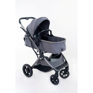 Carrinho de Bebê Moisés Zoe Cinza Galzerano
