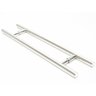 Puxador Portas Duplo Aço Inox Polido Soft 50 cm para Portas: Pivotantes/Madeira/Vidro Temperado/ - 2