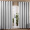 Cortina para Sala ou Quarto 2,00m X 1,70m Blackout Tecido - Gelo - 1