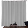 Cortina para Sala ou Quarto 2,00m X 1,70m Blackout Tecido - Gelo - 2