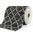 Ver imagem 1 de Tapete Passadeira Antiderrapante Árabe Preto 2m X 65cm