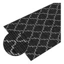 Ver imagem 2 de Tapete Passadeira Antiderrapante Árabe Preto 2m X 65cm