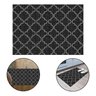 Tapete Passadeira Antiderrapante Árabe Preto 2m X 65cm - 5