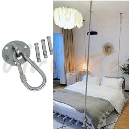 Gancho Armador Cadeira Rede Teto Aço Inox 304 Suporta 500 KG - 6