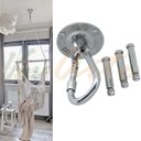 Ver imagem 3 de Gancho Armador Cadeira Rede Teto Aço Inox 304 Suporta 500 KG