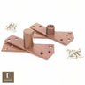 Dobradiça Pivotante para portas de até 125 kg PINO PIVOTANTE AÇO INOX 304 CORTEN - 1