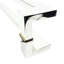 Ver imagem 3 de Puxador Portas Duplo Aço Inox Polido Grécia 1,2 M para Portas: Pivotantes/Madeira/Vidro Temperado