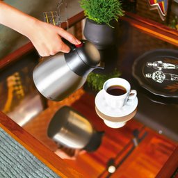 Bule Inox com Gatilho 1,2l Café Chá Água Tererê - 9