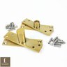 Dobradiça Pivotante para portas de até 125 kg PINO PIVOTANTE AÇO INOX 304 DOURADO METÁLICO - 1