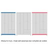 Guarda Roupa Infantil 4 Portas 2 Gavetas Baby kid's Branco Flex Incorplac - 4