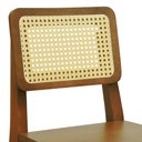 Ver imagem 4 de Banqueta Gabi Madeira Maciça Encosto Telinha C- 68cm Altura - Amêndoa Assento Amêndoa Madeira
