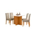 Ver imagem 2 de Mesa Jantar Helo 120x90 Cm Freijo/off White -tampo Vidro