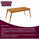 Ver imagem 7 de Conjunto de Mesa 120cm com 4 Cadeiras Estofadas Cleo Marrom Linho Capuccino / Tork / Naturalle