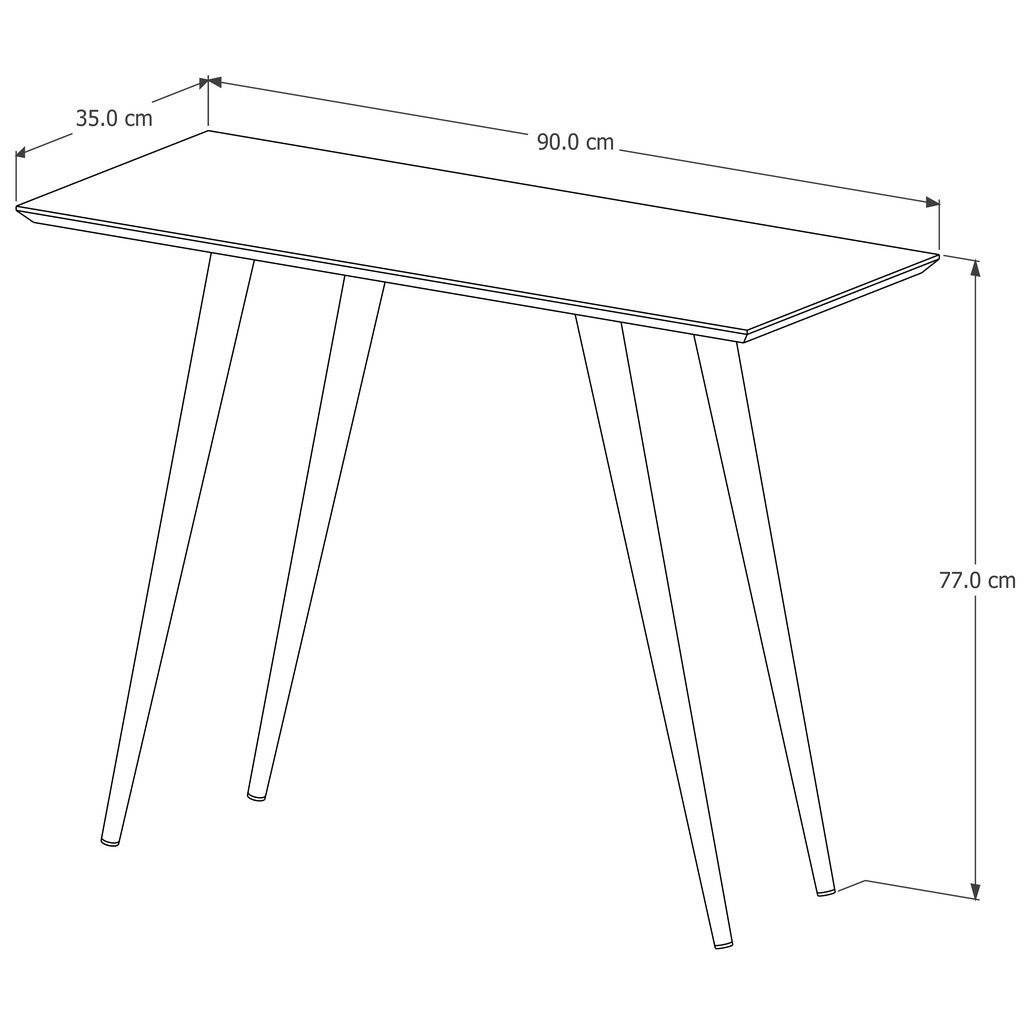 Buffet Aparador Mdf Sala Cantinho Café Pé Palito Madeira Retro:PRETO FOSCO - 4