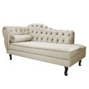 Ver imagem 2 de Diva Recamier Juliana185cm Lado Direito Linho Bege - Amarena Móveis