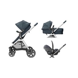 CARRINHO + bebê CONFORTO ANNA 2 TRIO ISOFIX ESSENTIAL GRAPHITE - MAXI COSI - 1