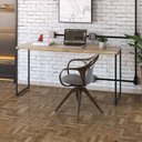 Ver imagem 2 de Mesa de Escritório Escrivaninha 150cm Dynamica Industrial C08 Carvalho - Mpozenato
