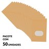 Saco Stand Up Pouch Kraft com Visor e Zíper 10 X 16 Cm - Pacote com 50 Unidades - 5