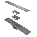 Ver imagem 1 de RALO VERSATA BASE PVC 60X8 CM COM TAMPA INOX - BF - AISI 304