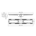 Ver imagem 2 de RALO VERSATA BASE PVC 60X8 CM COM TAMPA INOX - BF - AISI 304