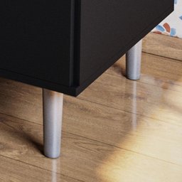 Balcão para Cooktop 1,05m 5 Bocas 1 Nicho com 1 Porta e Gaveta Turim - 6