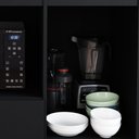 Ver imagem 5 de Balcão para Cooktop 1,05m 5 Bocas 1 Nicho com 1 Porta e Gaveta Turim