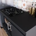 Ver imagem 2 de Balcão para Cooktop 1,05m 5 Bocas 1 Nicho com 1 Porta e Gaveta Turim