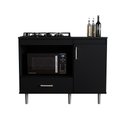 Ver mais imagens de Balcão para Cooktop 1,05m 5 Bocas 1 Nicho com 1 Porta e Gaveta Turim