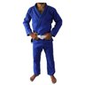 Kimono Jiu-Jitsu Trançado Adulto - Azul A3 - 1