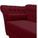Ver imagem 5 de Recamier Decorativo Divã Styllus Lado Direito Suede Marsala