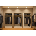 Ver imagem 5 de Closet Nicho Estante Expositor para Roupas Aberto Cabide Mdf:branco