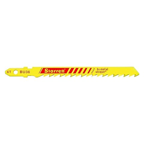 Lâmina de Serra Tico Tico Bimetal para Madeira 75mm 5 Pecas Bu36 - Starrett