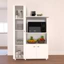 Ver imagem 2 de Armário de Cozinha Paula com Cristaleira 3 Portas Branco - Panorama Móveis