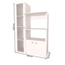 Ver imagem 5 de Armário de Cozinha Paula com Cristaleira 3 Portas Branco - Panorama Móveis