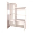 Ver imagem 7 de Armário de Cozinha Paula com Cristaleira 3 Portas Branco - Panorama Móveis