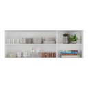 Ver imagem 4 de Armário de Cozinha Aéreo 150cm 2 Portas Veneza Multimóveis V3741 Branco/Dourado