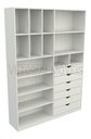 Ver imagem 3 de Armário Arara Gaveta Samara M9 100% Mdf (closet / Colmeia) - Branco