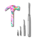 Ver imagem 4 de Kit Martelo Decorado 5 em 1 Lanmax - Lm-md
