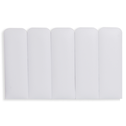 Cabeceira Solteiro Modulada Arredondada Cama Box Corino Branco - 3