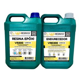Resina Epóxi + Endurecedor Vr300 Uv 7,5kg Alta Espessura - 1